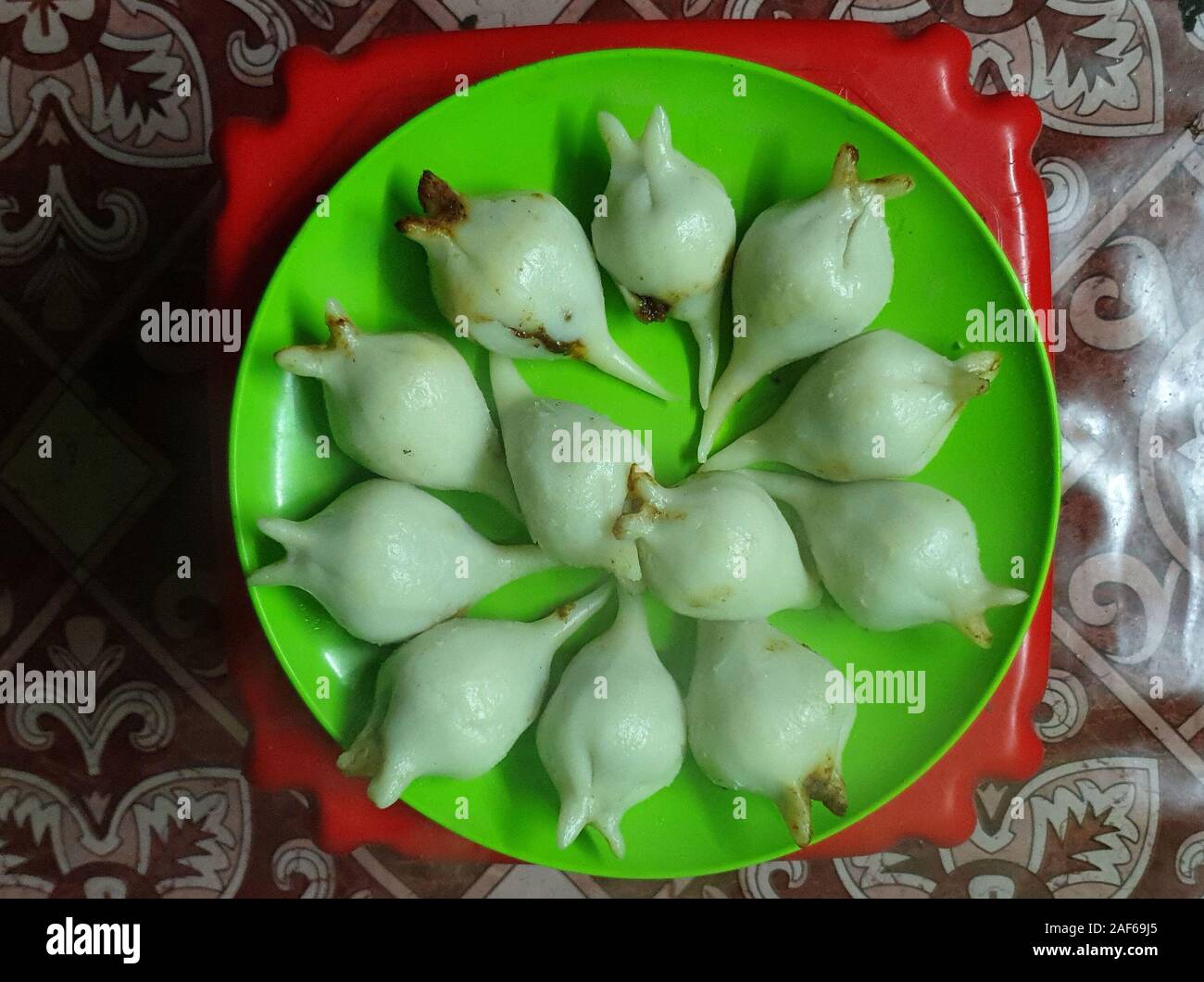 Kathmandu Nepal 12th Dec 2019 Steamed Yomari Is Served On Occasion