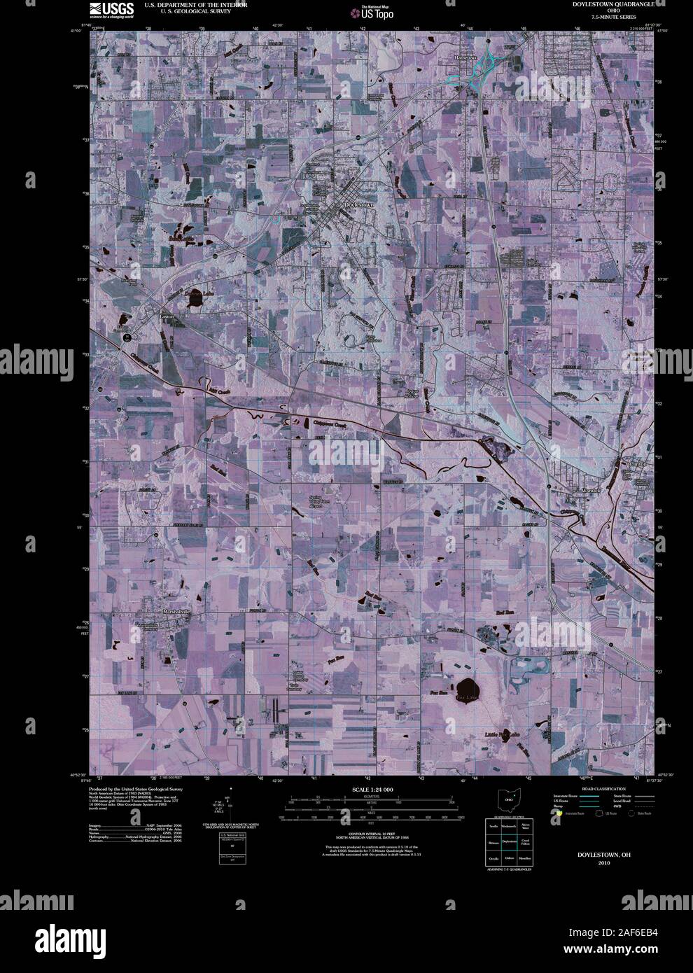 Doylestown map hires stock photography and images Alamy