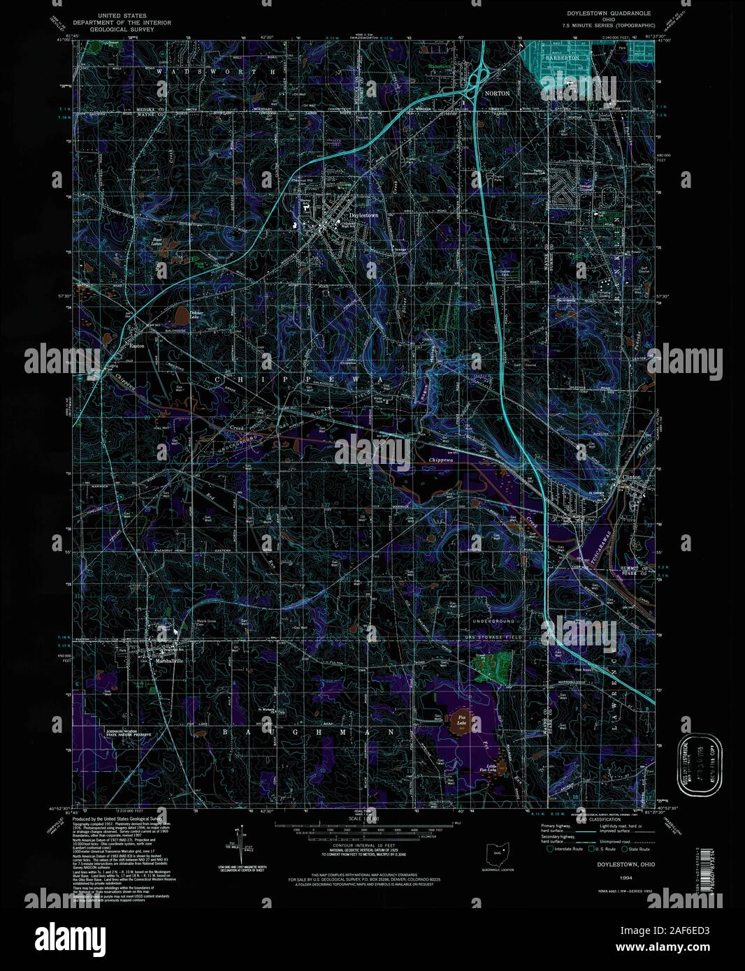 Map of doylestown hires stock photography and images Alamy