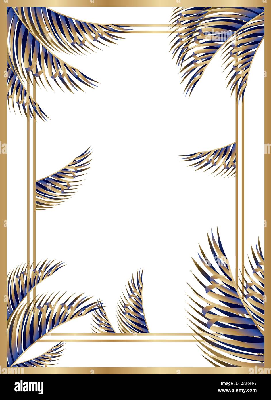 Isolated tropical blue leaves vector design Stock Vector Image & Art ...