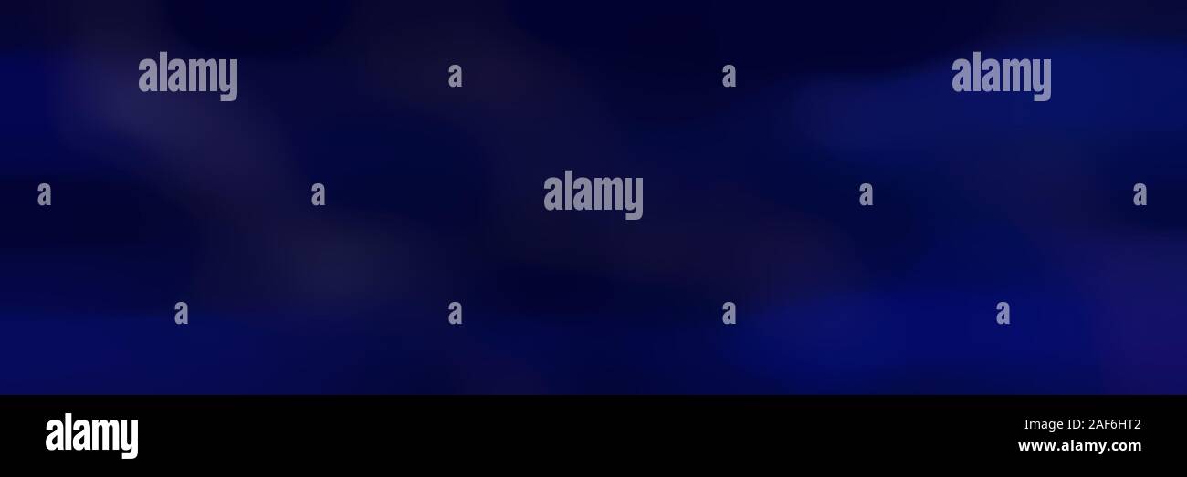 blurred bokeh horizontal background with very dark blue and midnight ...