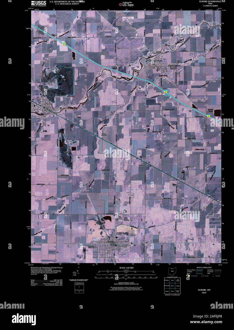 Map of elmore hires stock photography and images Alamy