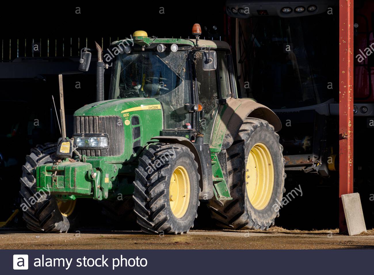 Tractor Parked In Barn High Resolution Stock Photography and Images - Alamy