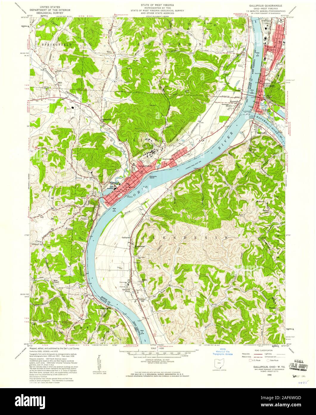 Map of gallipolis hires stock photography and images Alamy