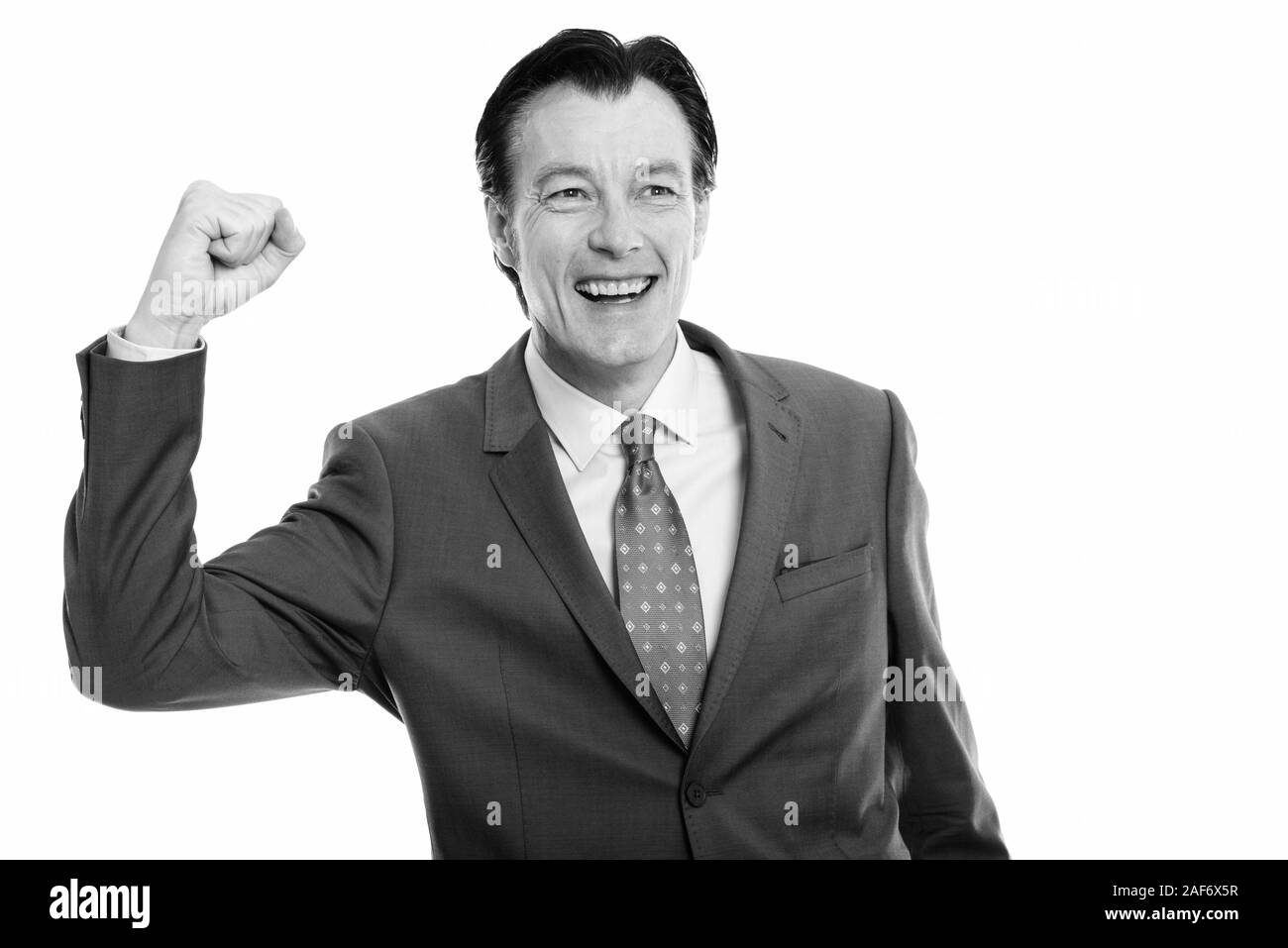 Cheerful man looking mature hi-res stock photography and images - Alamy
