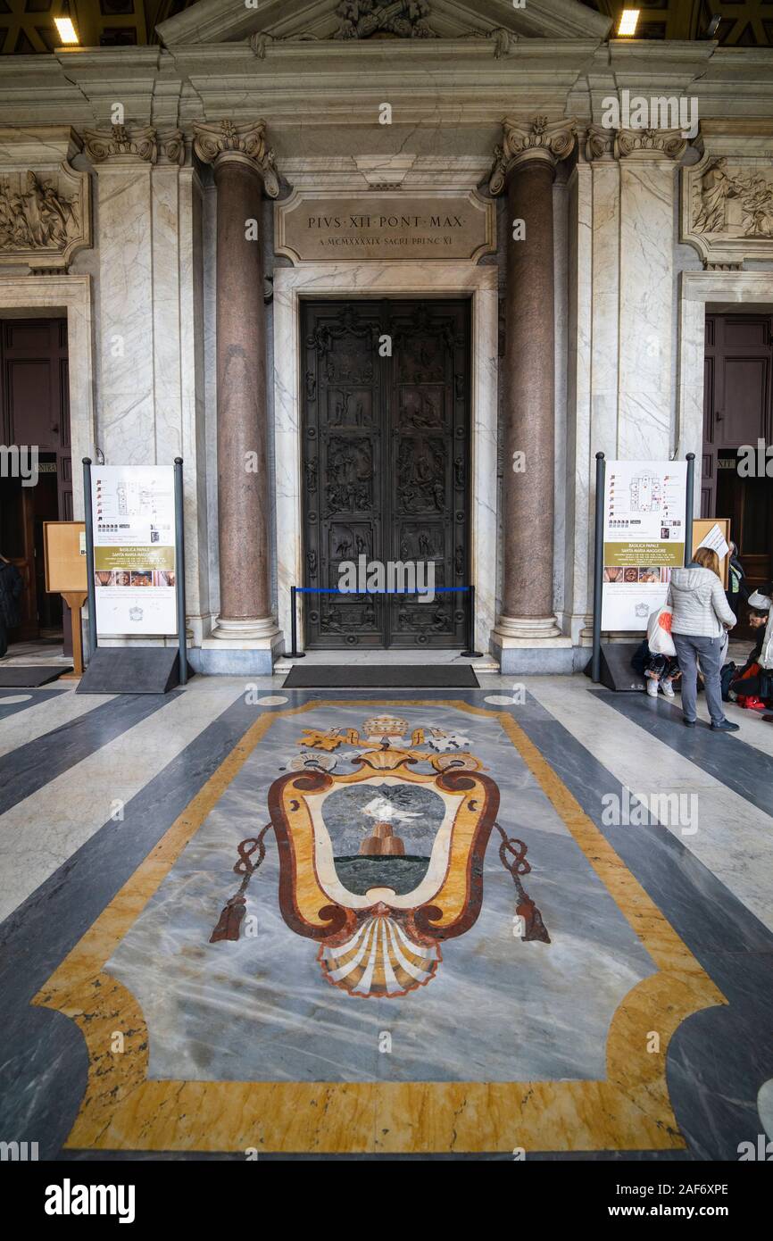 Rome 15 November 2019 Inside The St Peter S Basilica Or