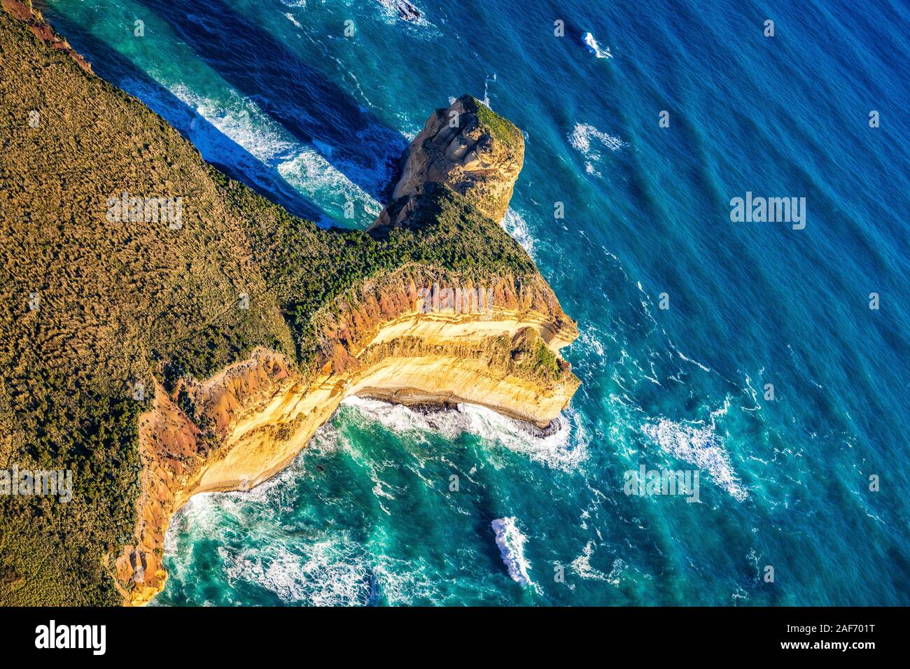 The dramatic coastline of the Great Ocean Road, Victoria, Australia Stock Photo