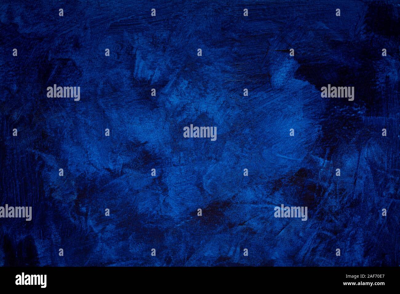 beautiful abstract dark blue grunge stucco wall backdrop, art rough stylized texture with copy space Stock Photo