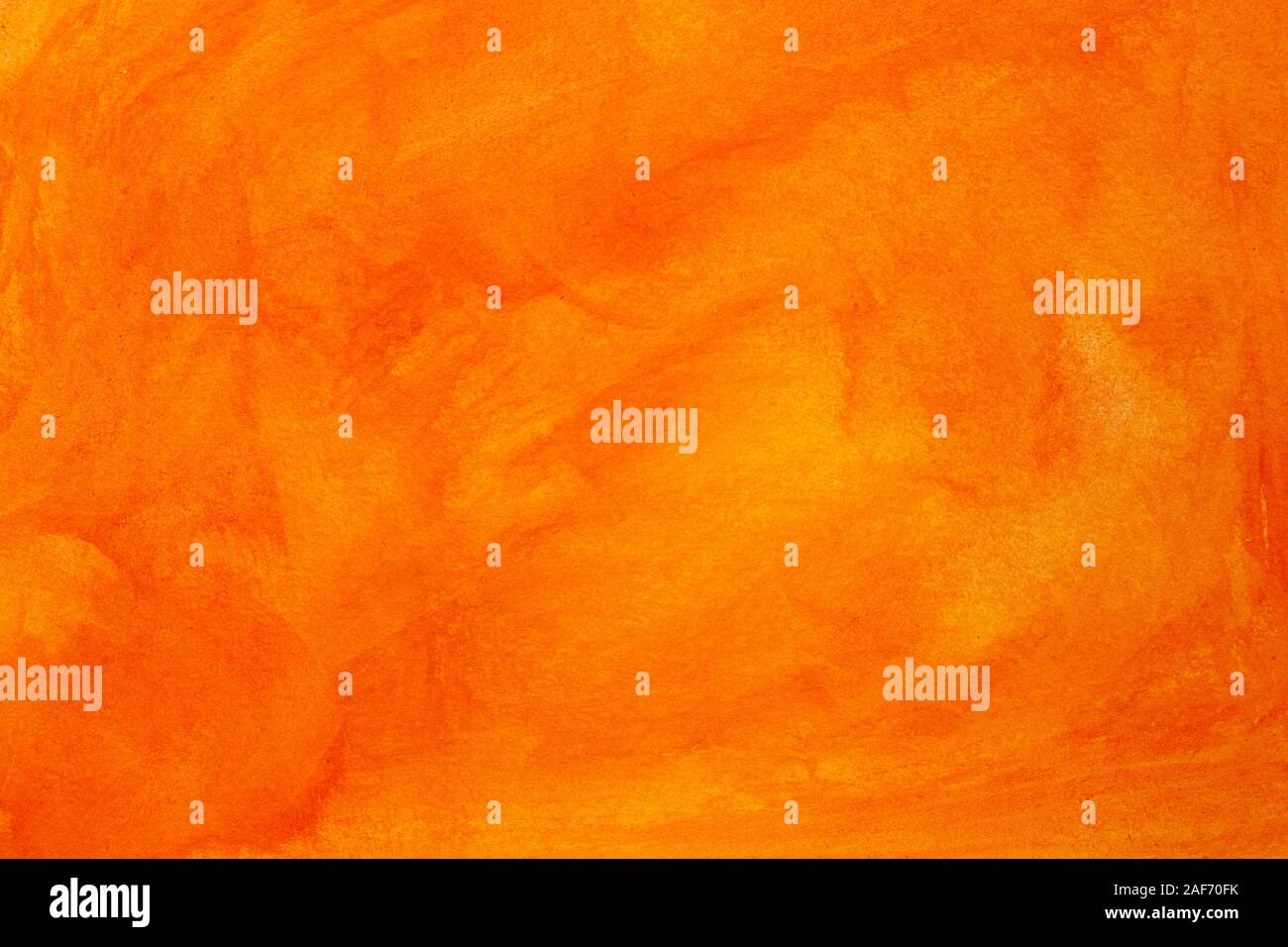 abstract painting orange yellow watercolor background Stock Photo