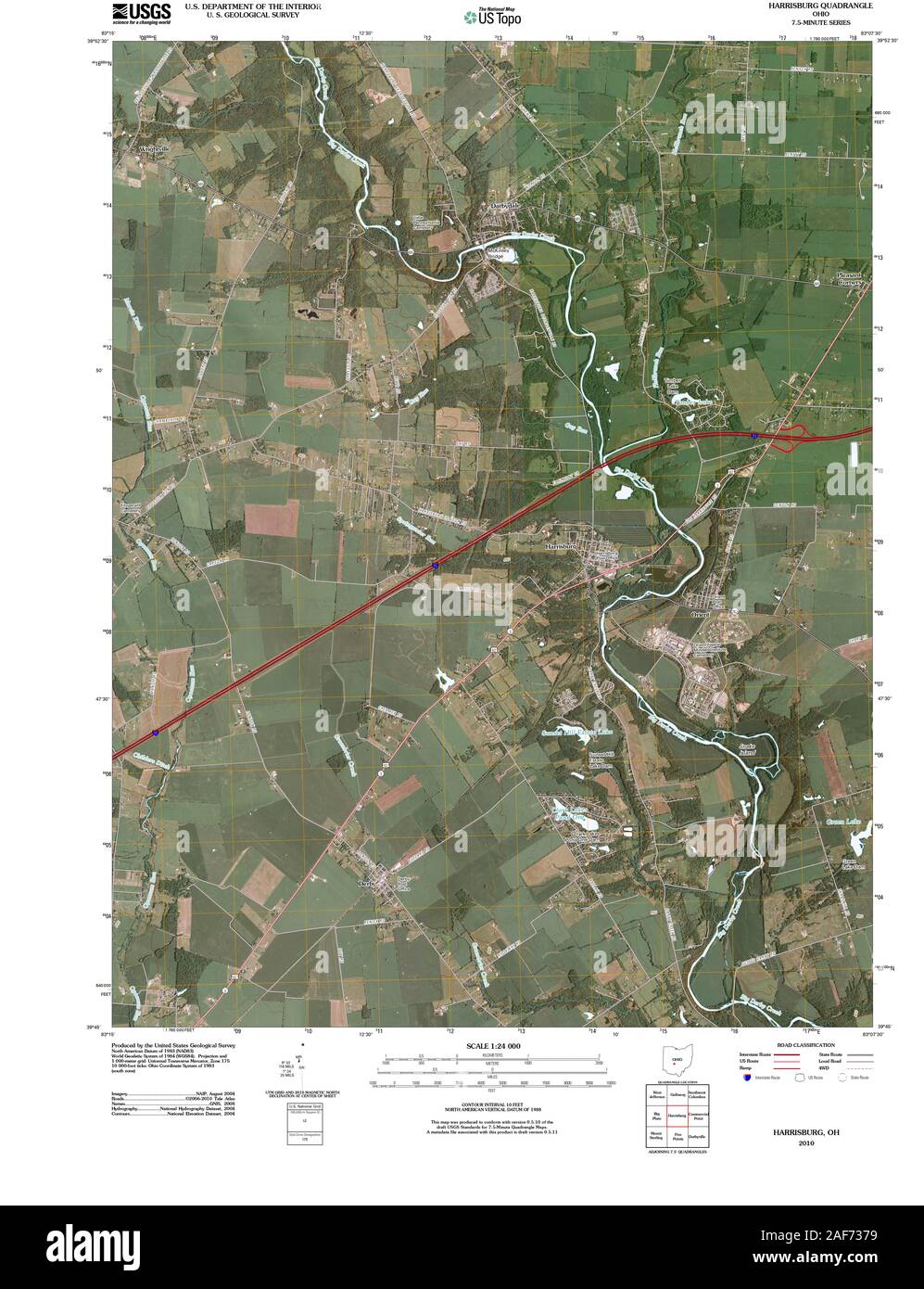 Map of harrisburg Cut Out Stock Images & Pictures Alamy