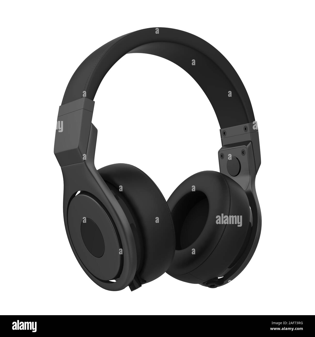 Black render 3d headphone hires stock photography and images Alamy