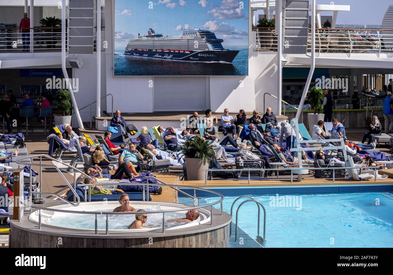 Passengers Of The Cruise Giant Mein Schiff 1 Enjoy The Trip
