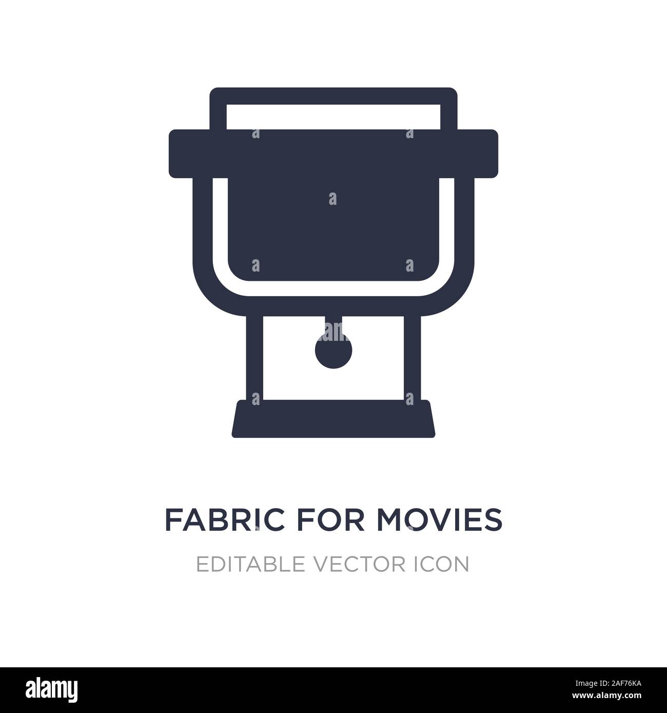 fabric for movies icon on white background. Simple element illustration ...