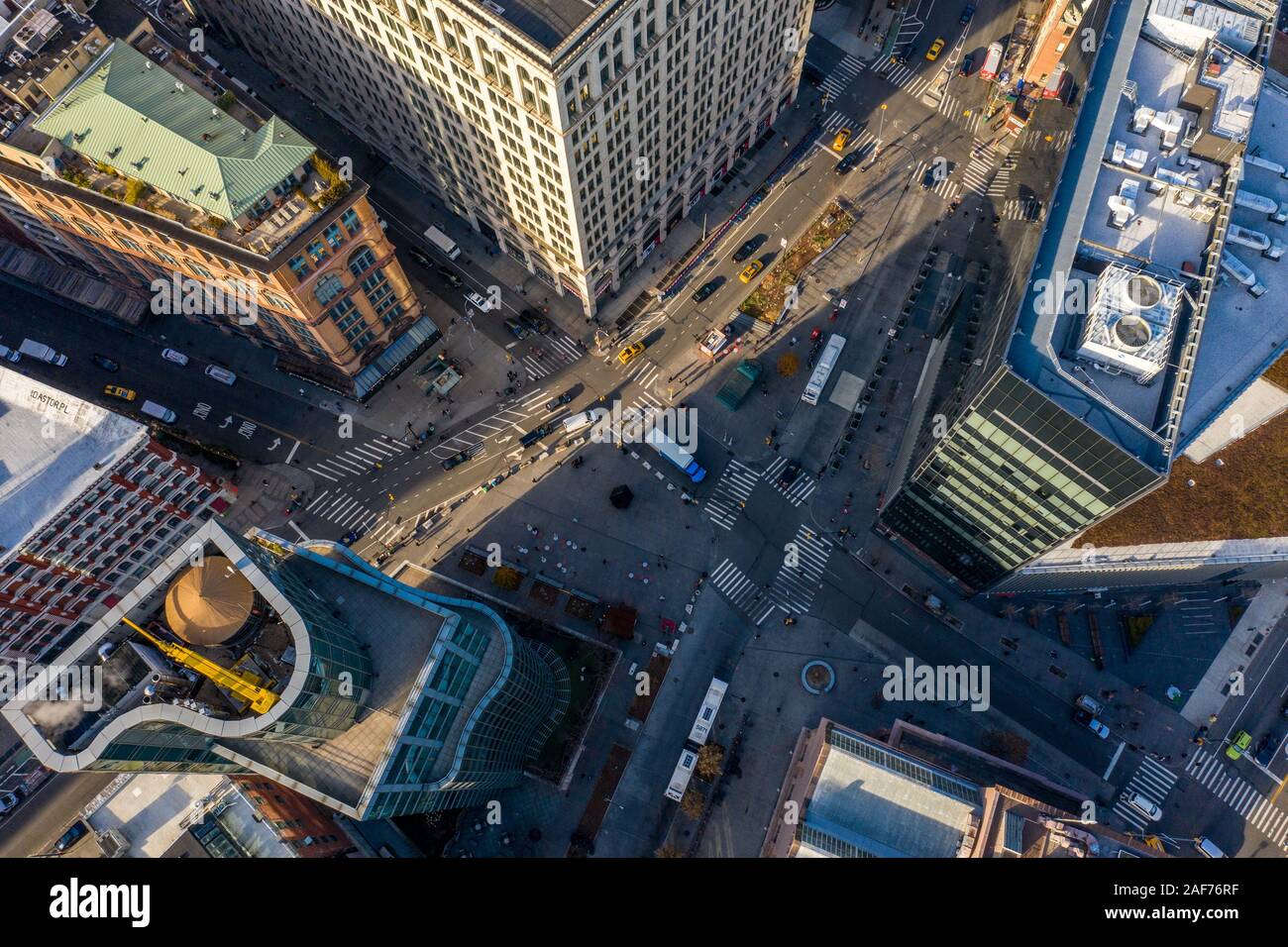 Astor Place, East Village, Manhattan, New York City, USA Stock Photo