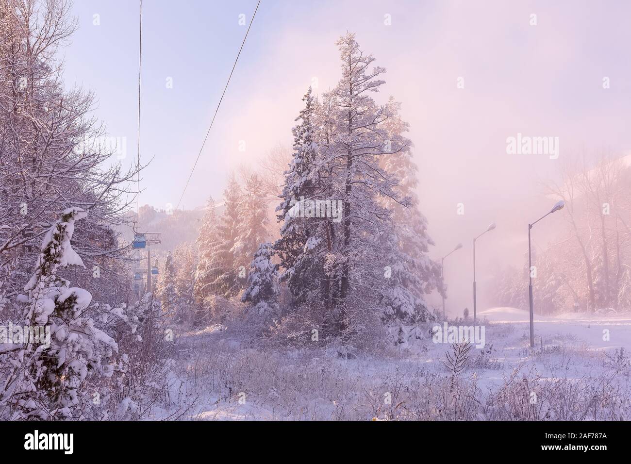 Winter Skiing Resort Stock Photos Winter Skiing Resort Stock