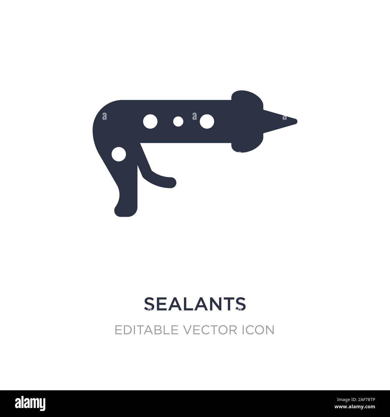 sealants icon on white background. Simple element illustration from ...