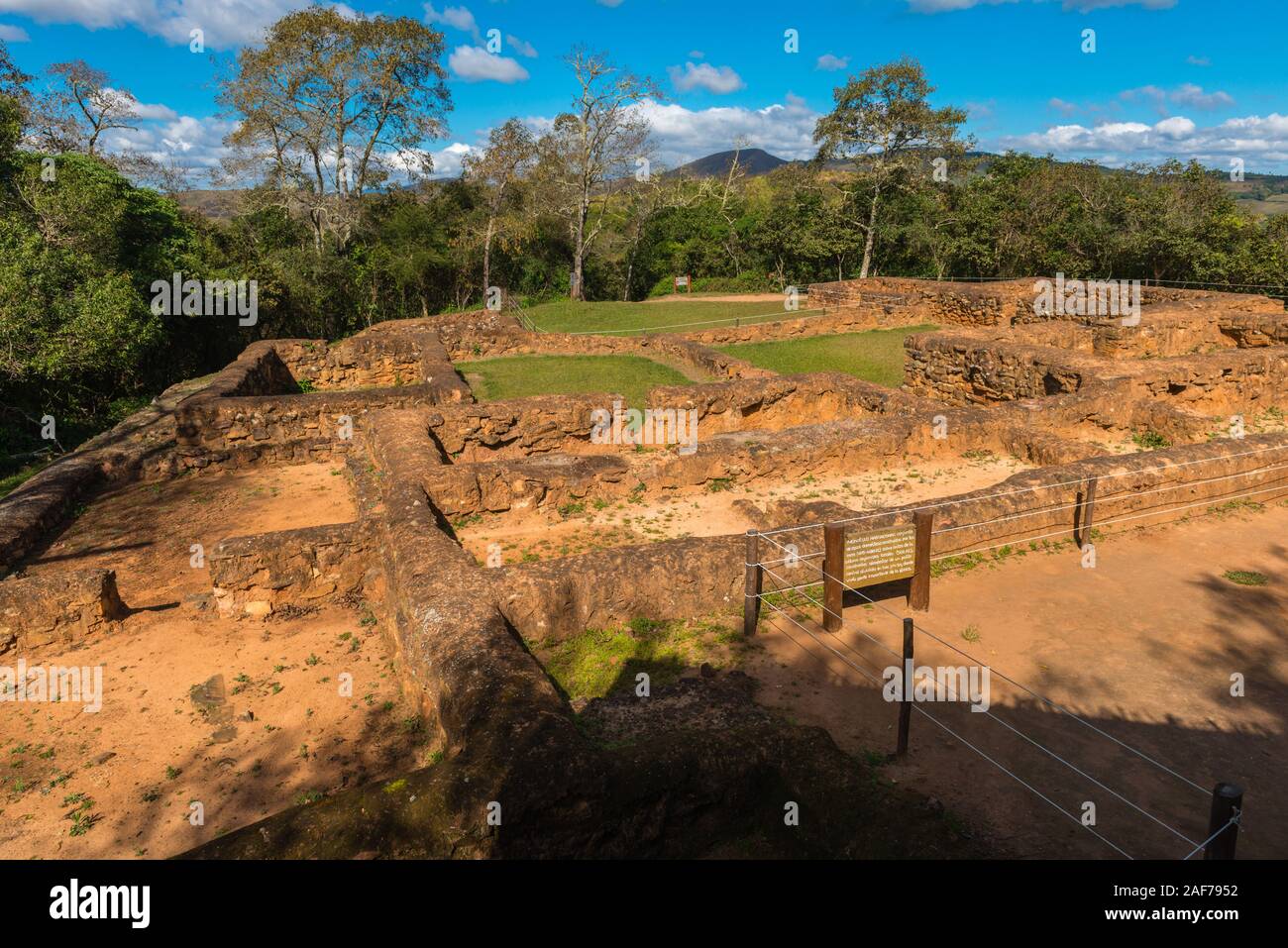 Historical site of El Fuerte, Unesco world heritage, Samaipata, Department Santa Cruz, Bolivia, Latin America Stock Photo