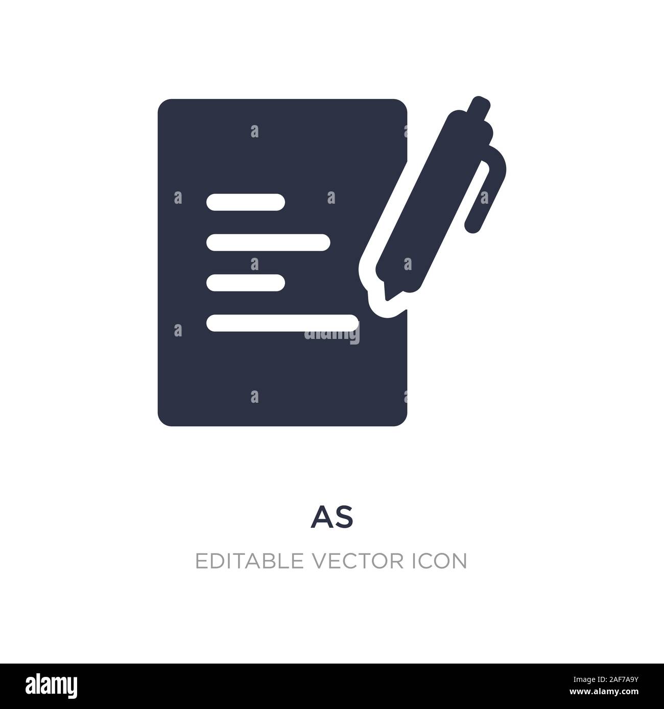 as icon on white background. Simple element illustration from Education ...