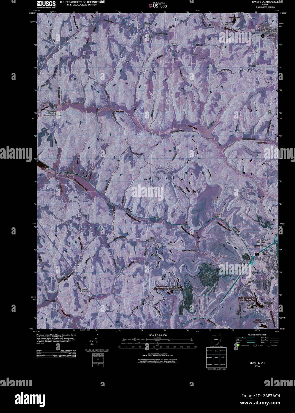 Jewett ohio map hires stock photography and images Alamy