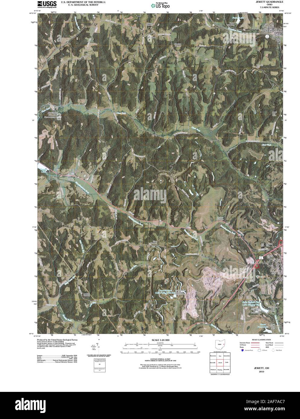 Jewett ohio map hires stock photography and images Alamy