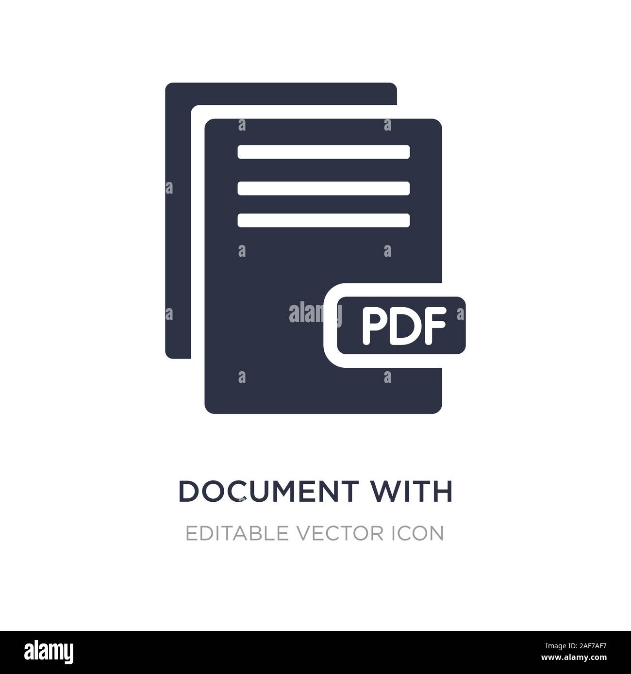 document with image and content icon on white background. Simple element illustration from Education concept. document with image and content icon sym Stock Vector