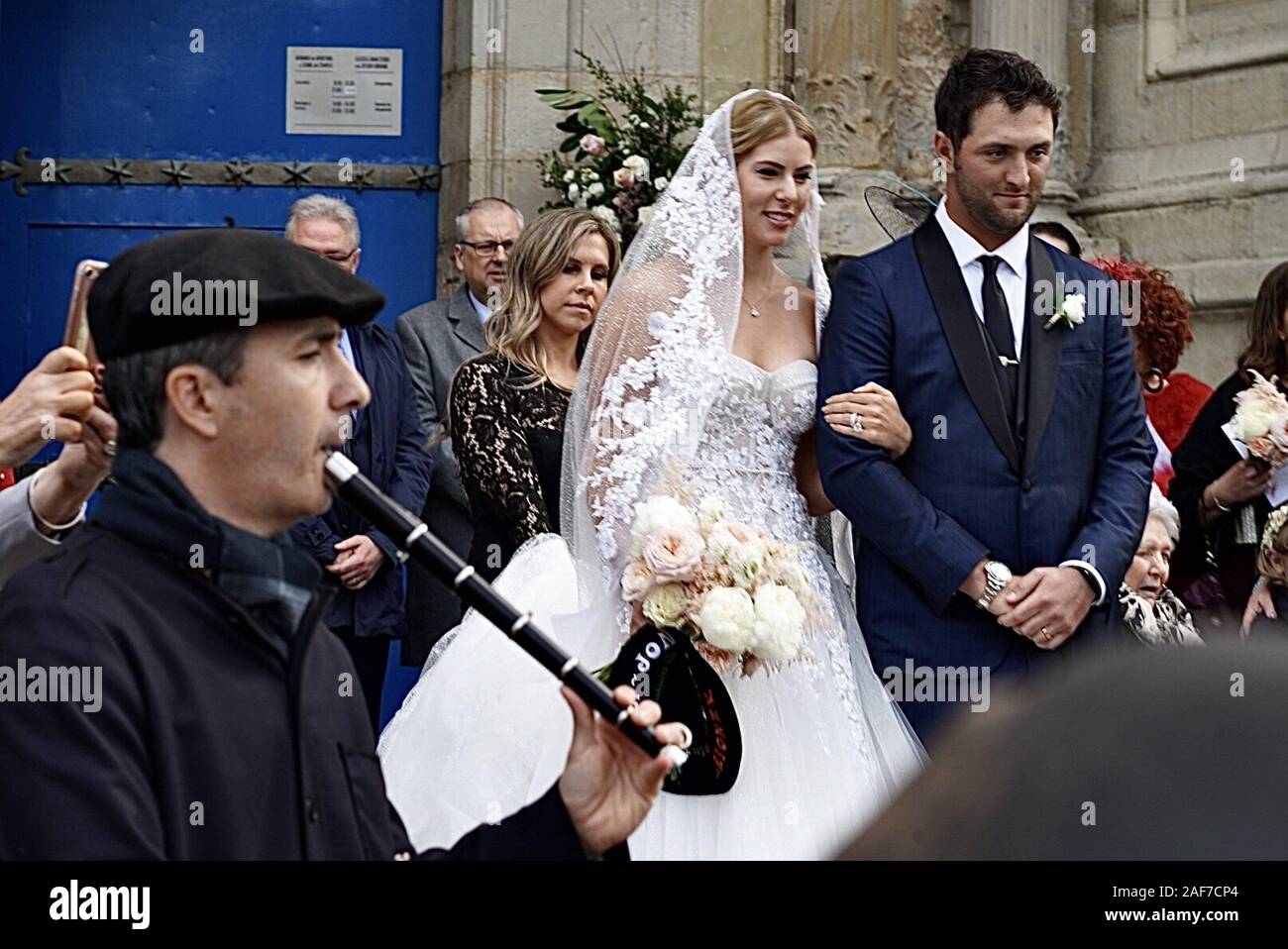Bilbao, Spain. 13th Dec, 2019. Wedding of golfer Jon Rahm and Kelley Cahill at the Basilica of Our Lady of Begoña in Bilbao, Friday December 13, 2019 Credit: CORDON PRESS/Alamy Live News Stock Photo