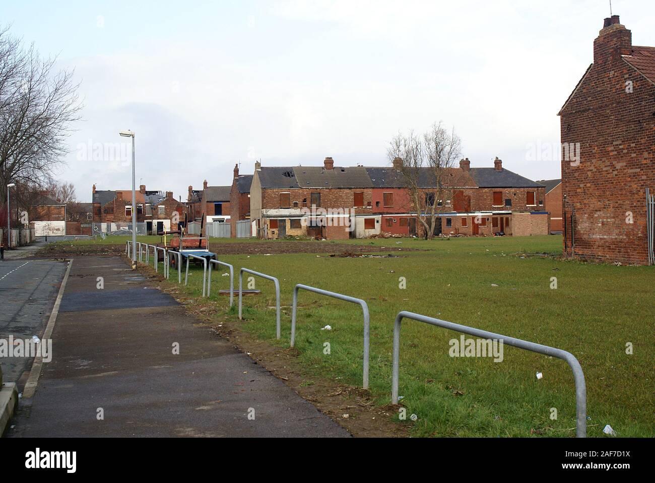 Kingston upon Hull, slum housing Stock Photo Alamy