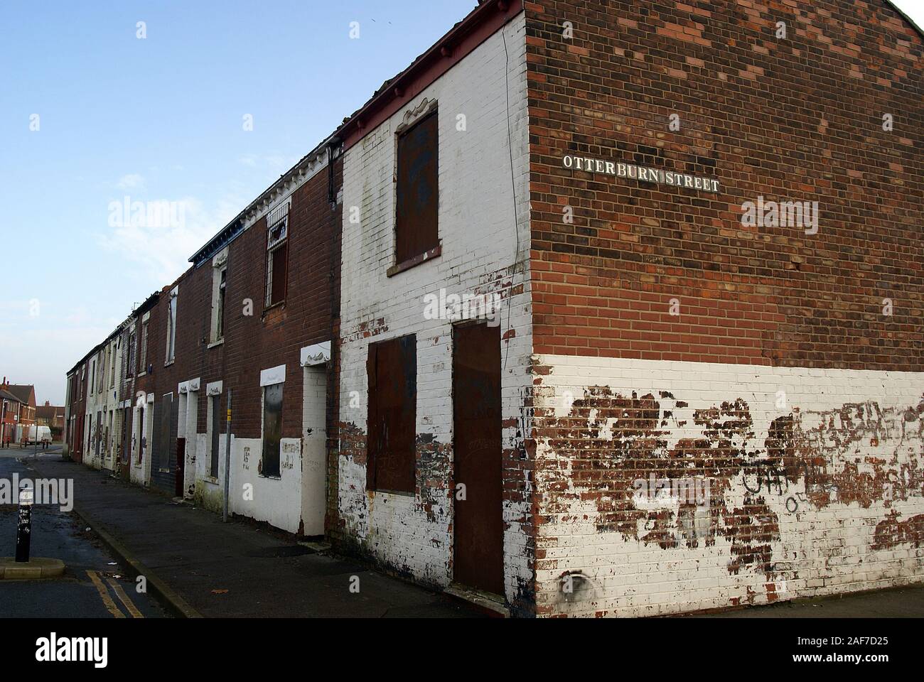 Kingston upon Hull, slum housing Stock Photo Alamy