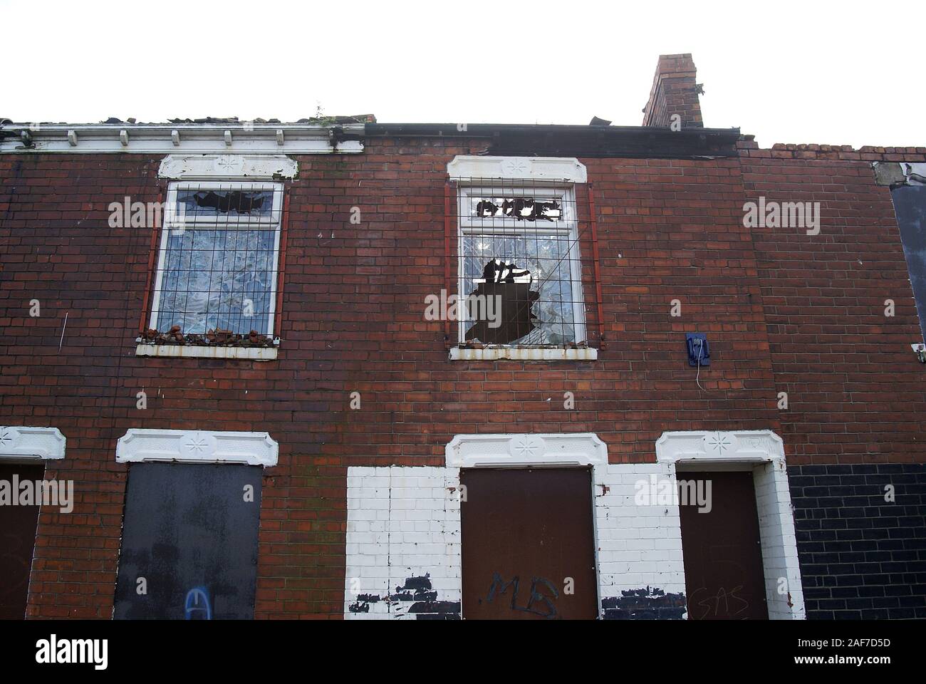 Kingston upon Hull, slum housing Stock Photo Alamy