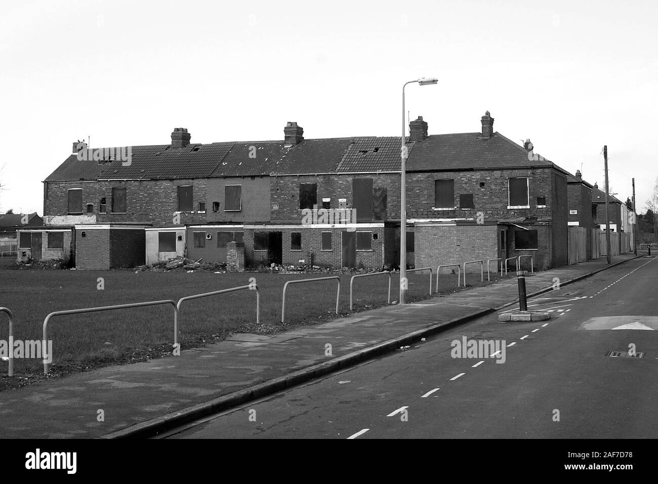 Kingston upon Hull, slum housing Stock Photo Alamy