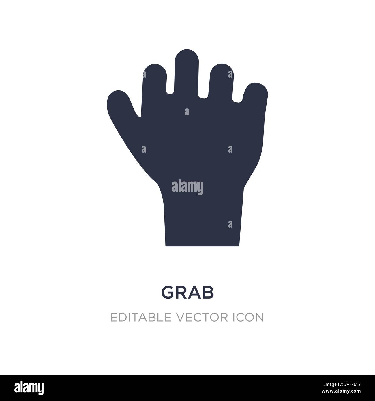 grab icon on white background. Simple element illustration from ...