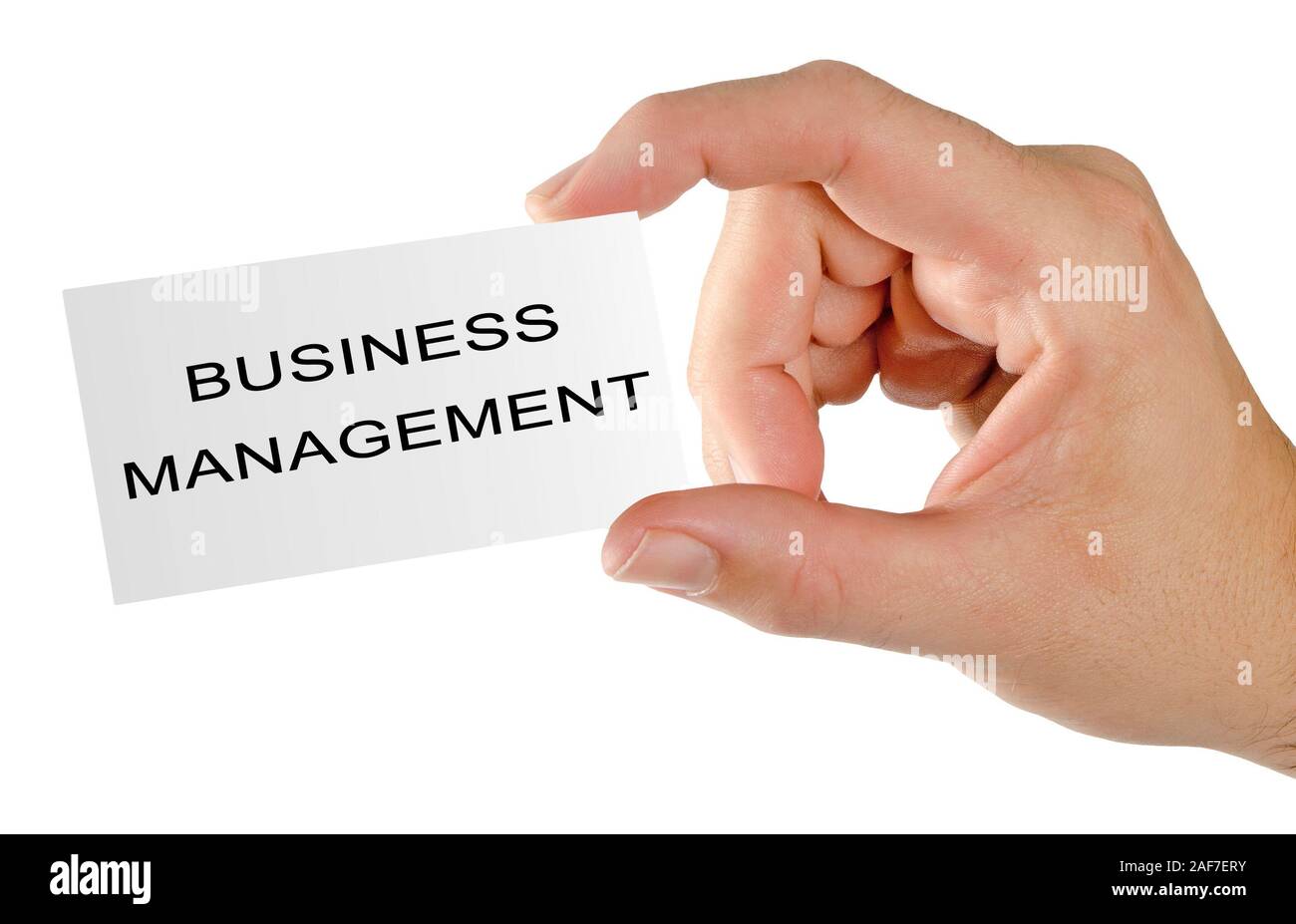 Card for business management Stock Photo - Alamy
