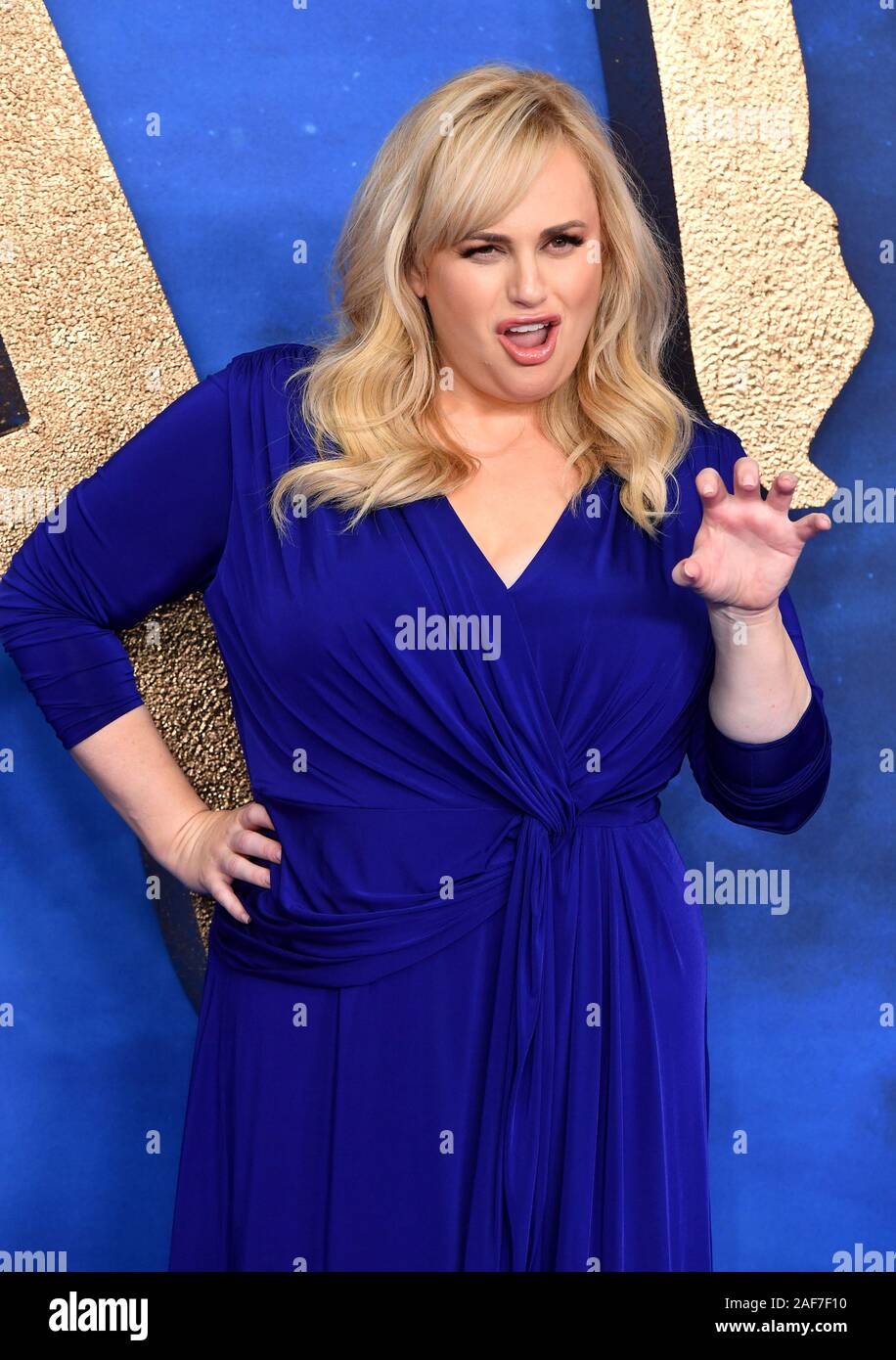 Rebel Wilson attending the Cats Photocall held at The Corinthia Hotel