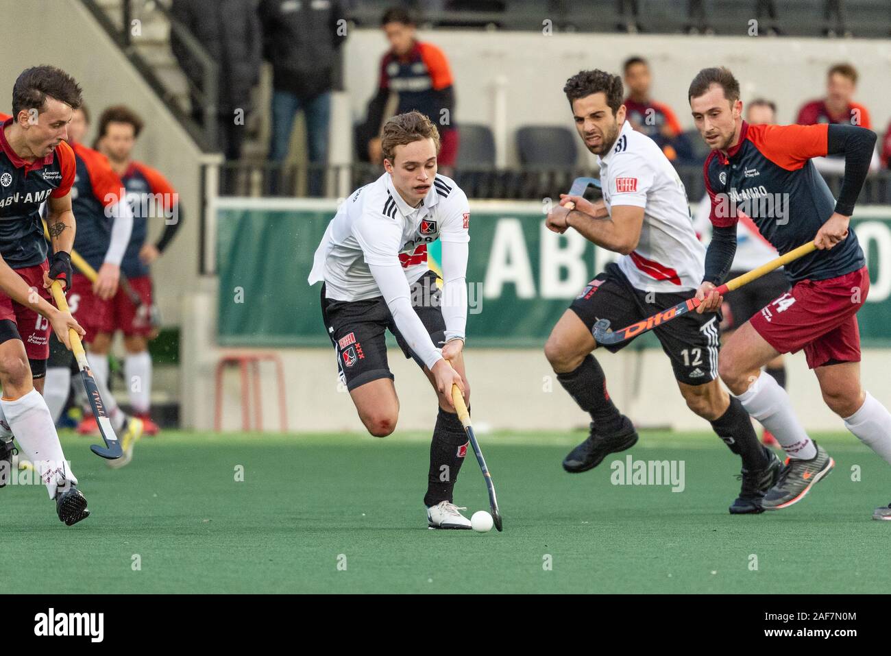 Amstelveen, Netherlands. 08th Dec, 2019. AMSTELVEEN, 08122019, Hoofdklasse Hockey Heren