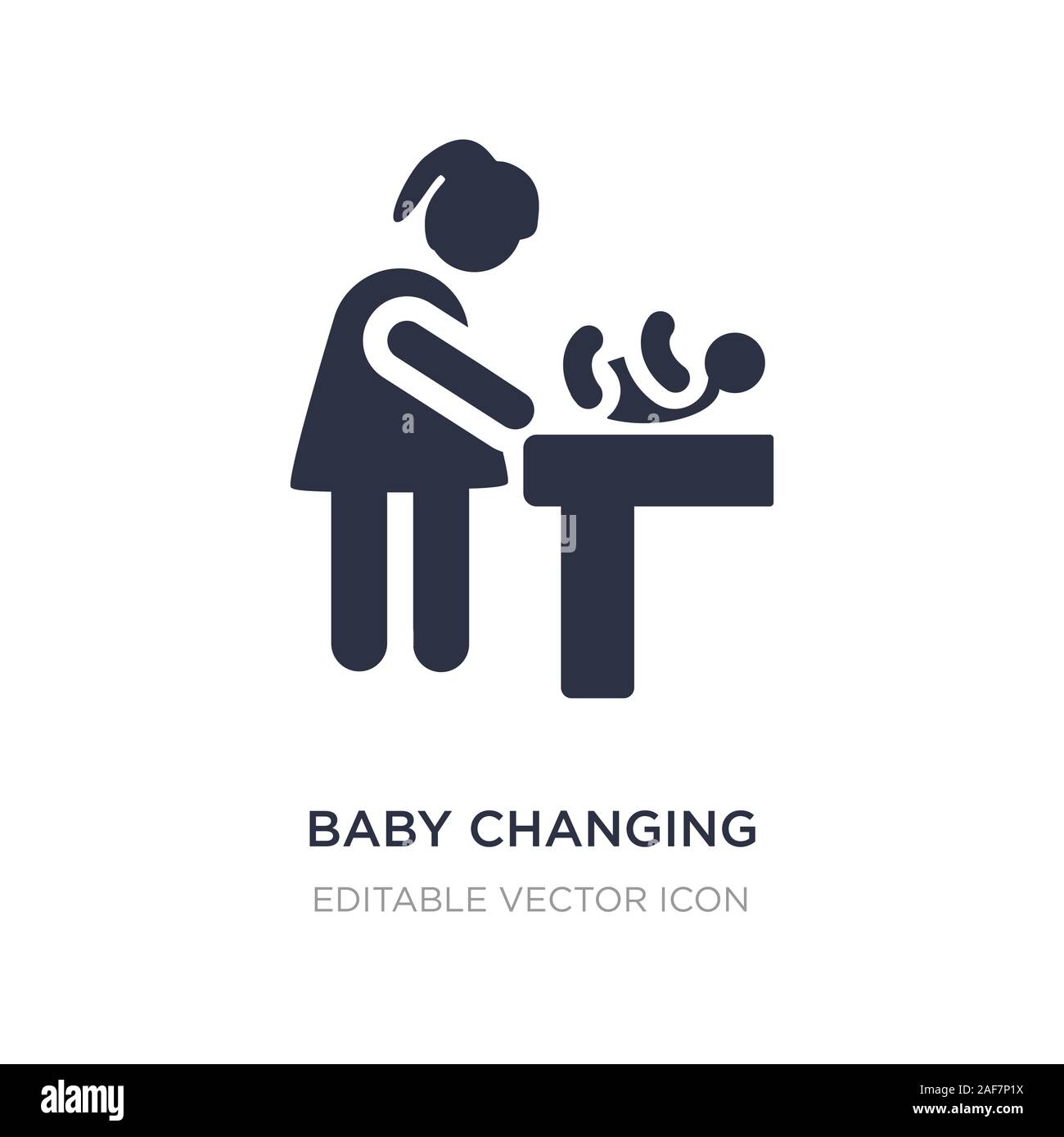 Baby changing logo Stock Vector Images Alamy