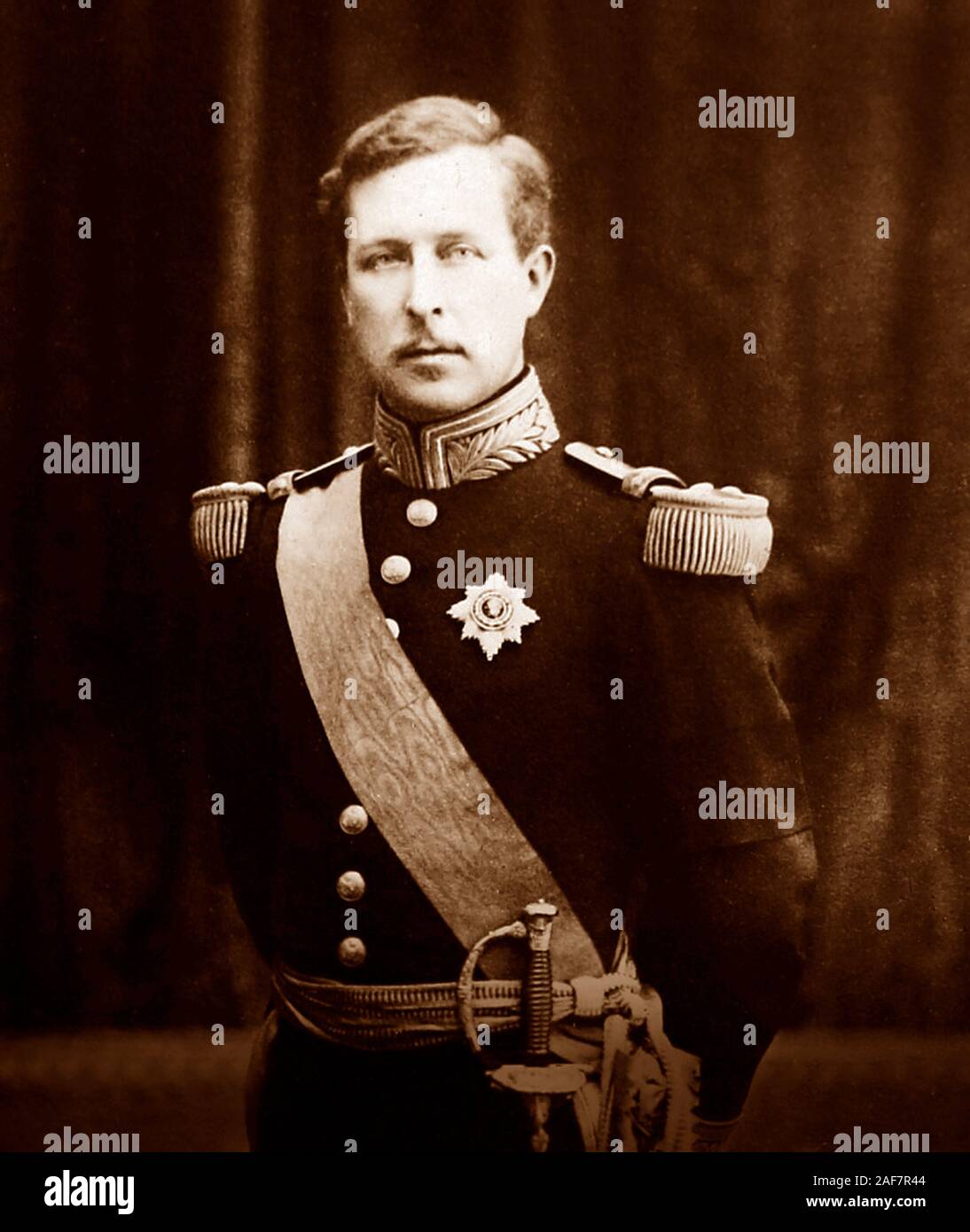 King Albert I of Belgium Stock Photo