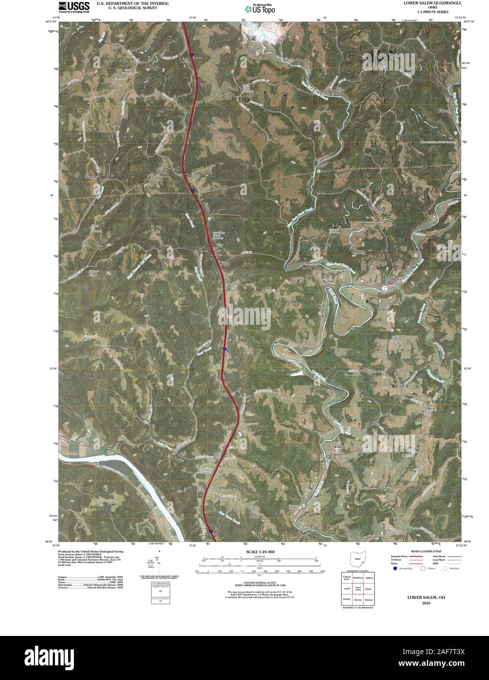 Salem ohio map hires stock photography and images Alamy