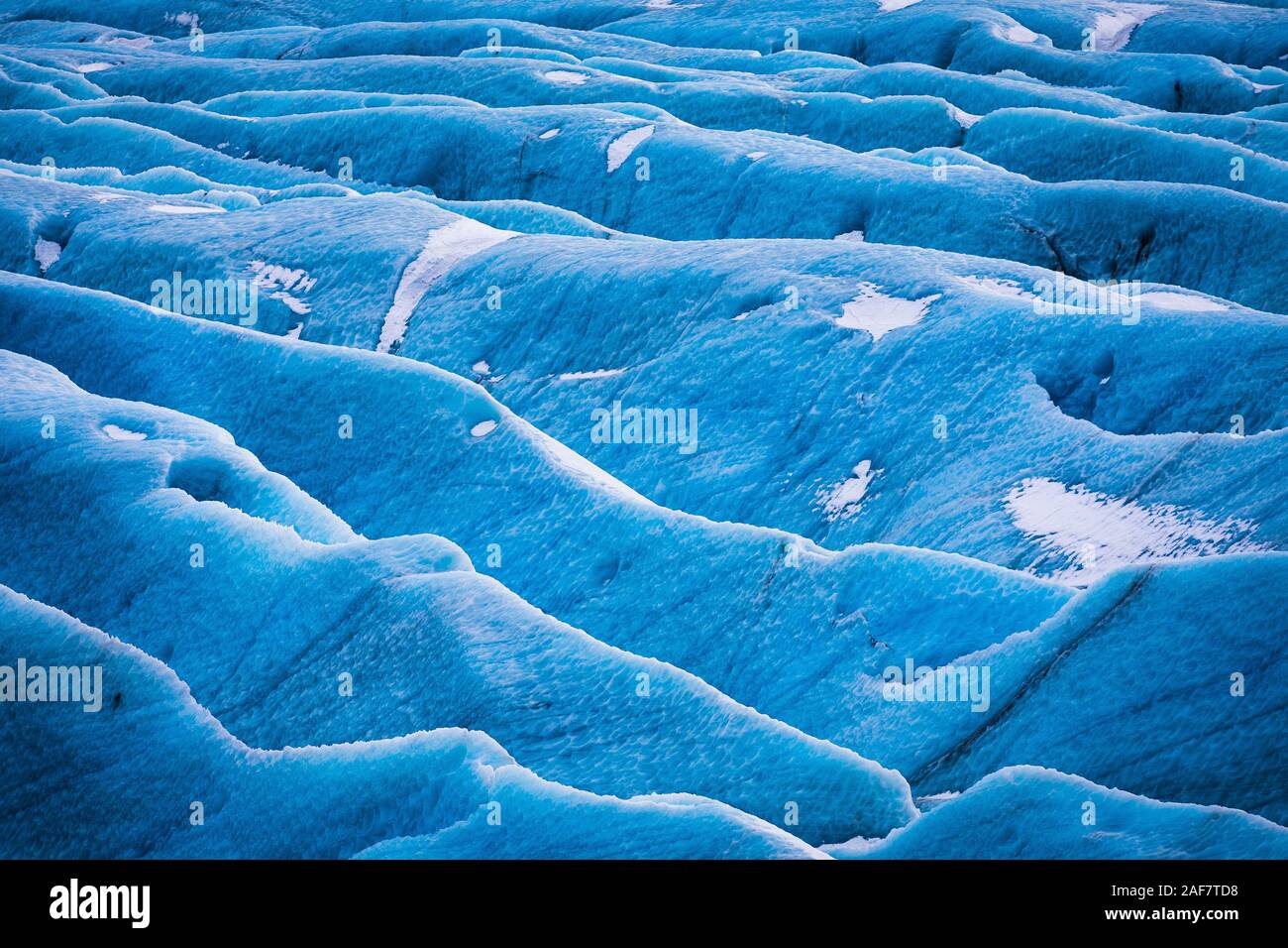Close-up of a  glacier in Iceland Stock Photo