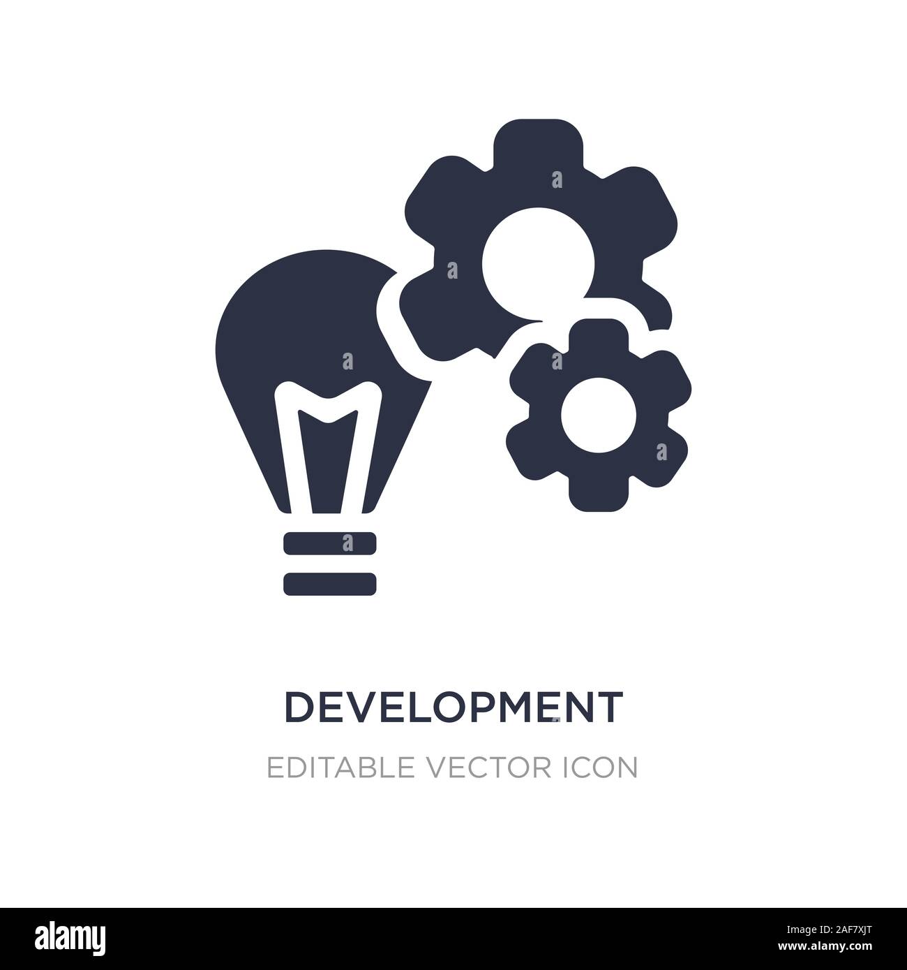 development icon on white background. Simple element illustration from ...
