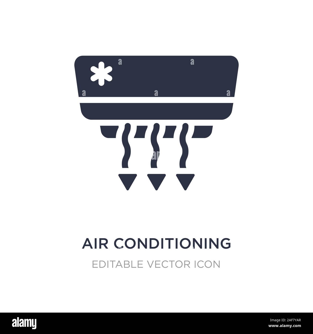 Air Conditioning Icon On White Background Simple Element Illustration From Tools And Utensils Concept Air Conditioning Icon Symbol Design Stock Vector Image Art Alamy