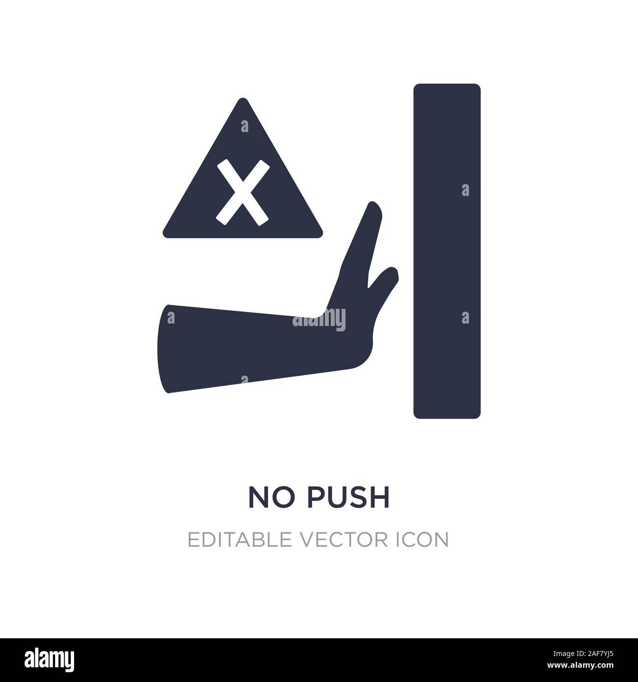 Dont push warning sign hires stock photography and images Alamy