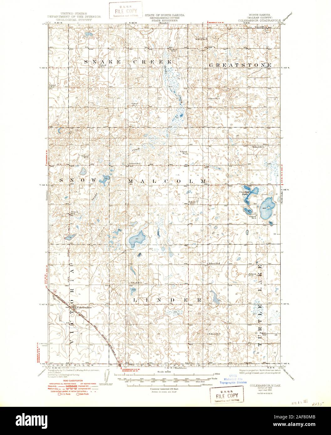 Map of coleharbor hires stock photography and images Alamy