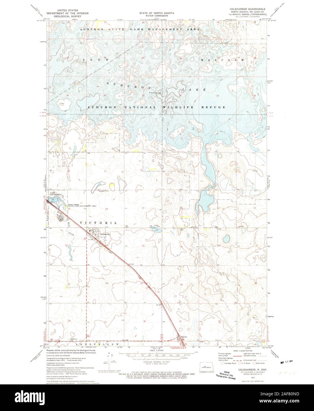 Map of coleharbor hires stock photography and images Alamy