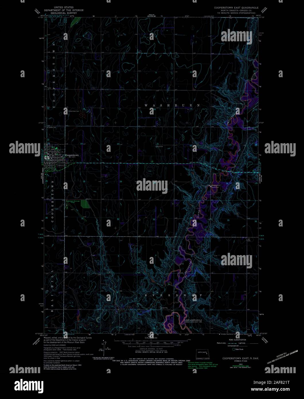Map of cooperstown hires stock photography and images Alamy