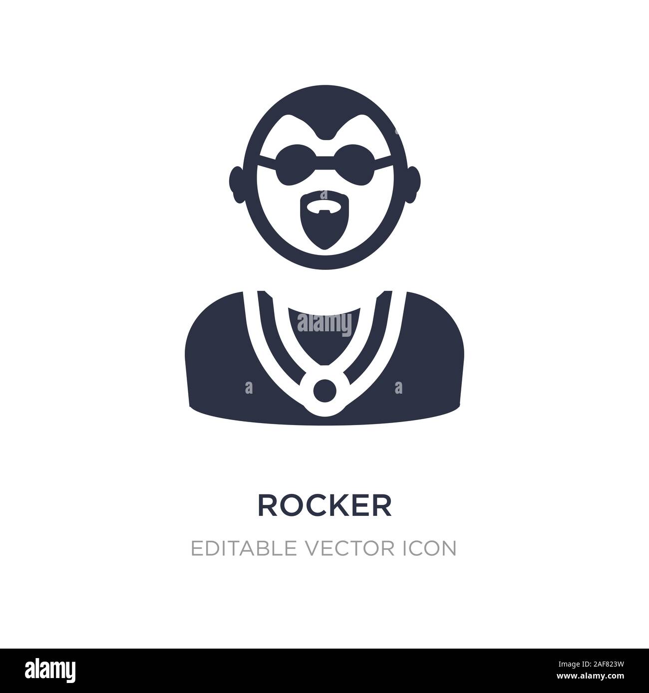 rocker icon on white background. Simple element illustration from ...