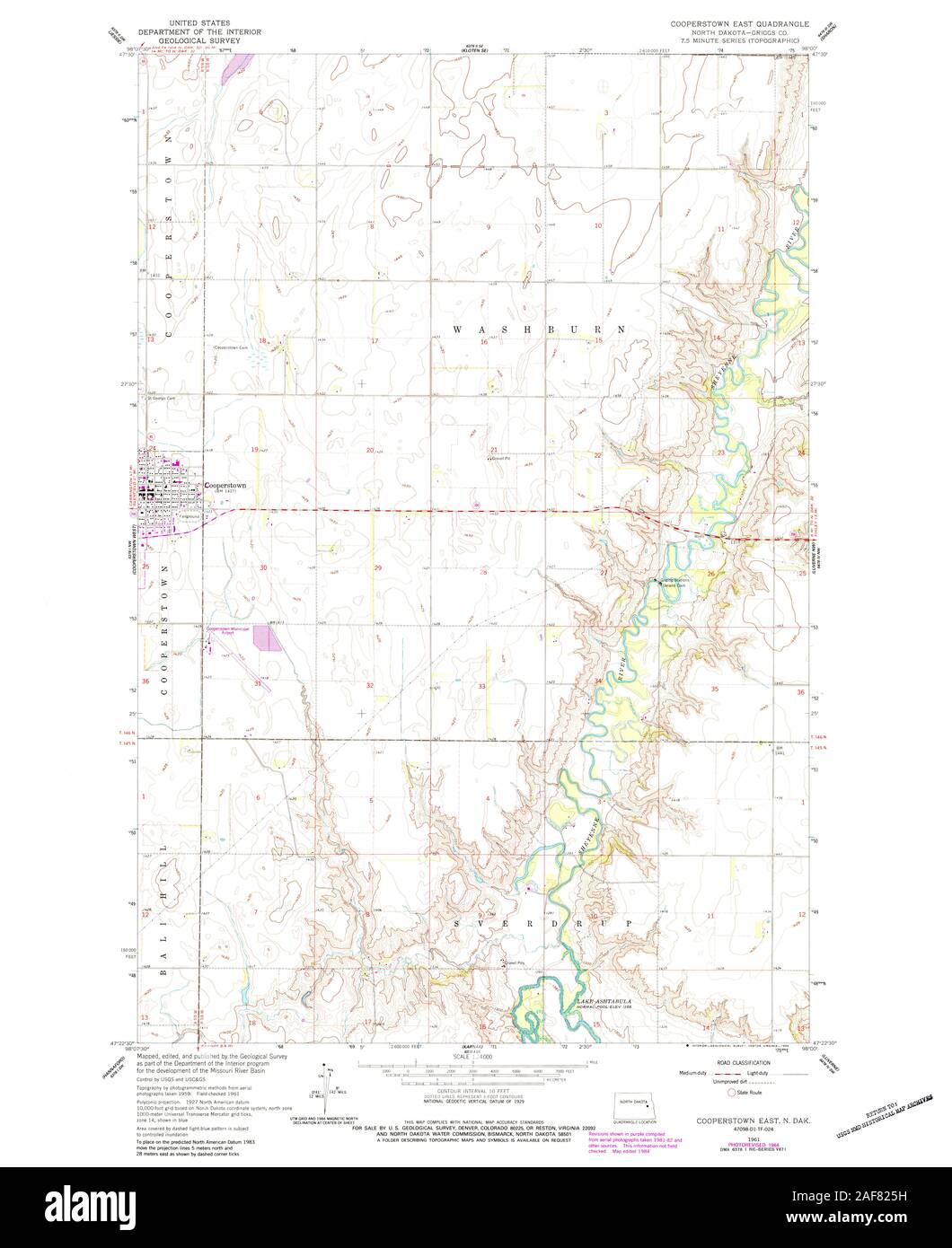 Map of cooperstown hires stock photography and images Alamy