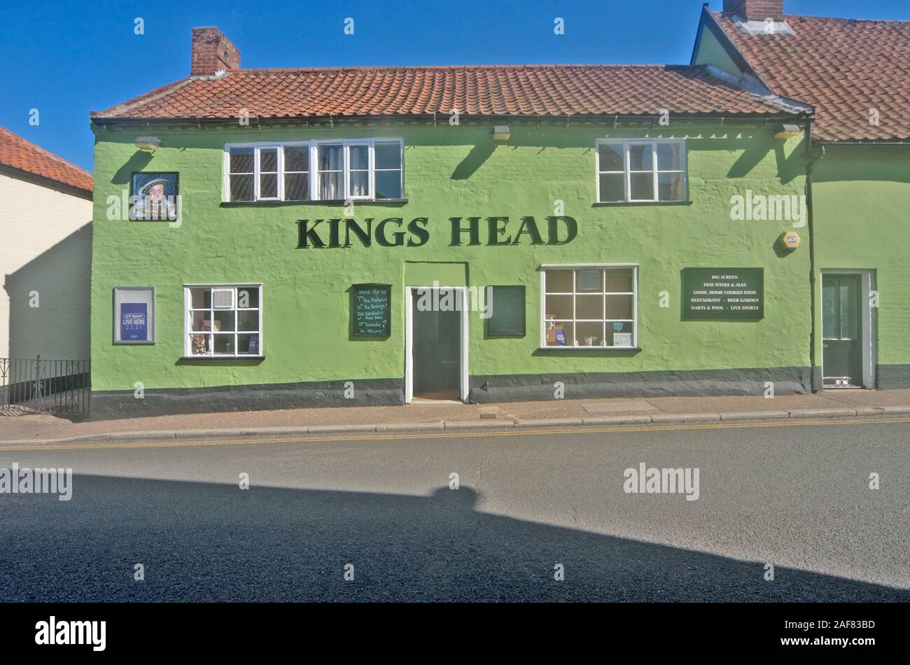 Loddon Norfolk King Head Pub Stock Photo Alamy