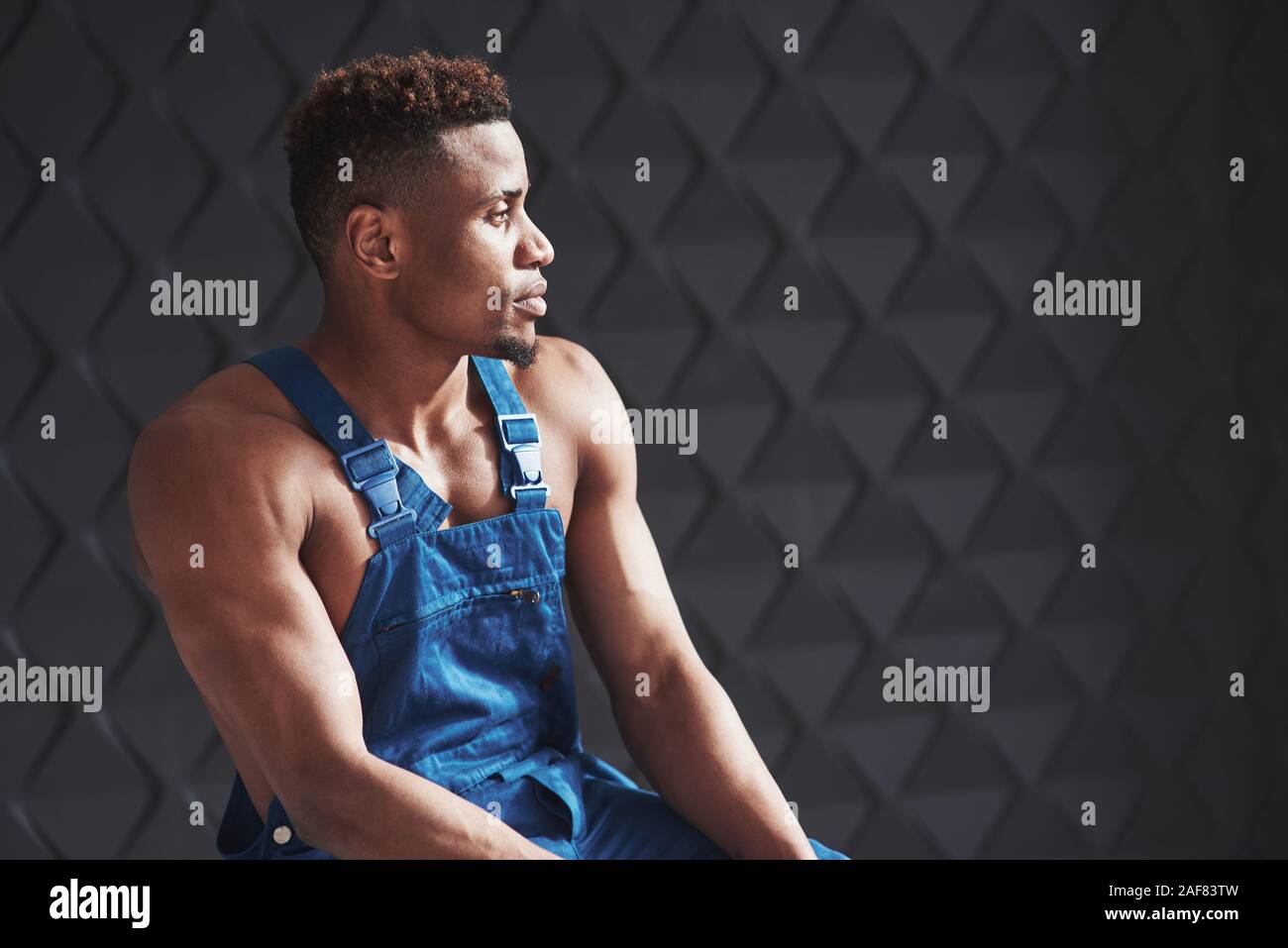 Little tired african american hi-res stock photography and images - Alamy