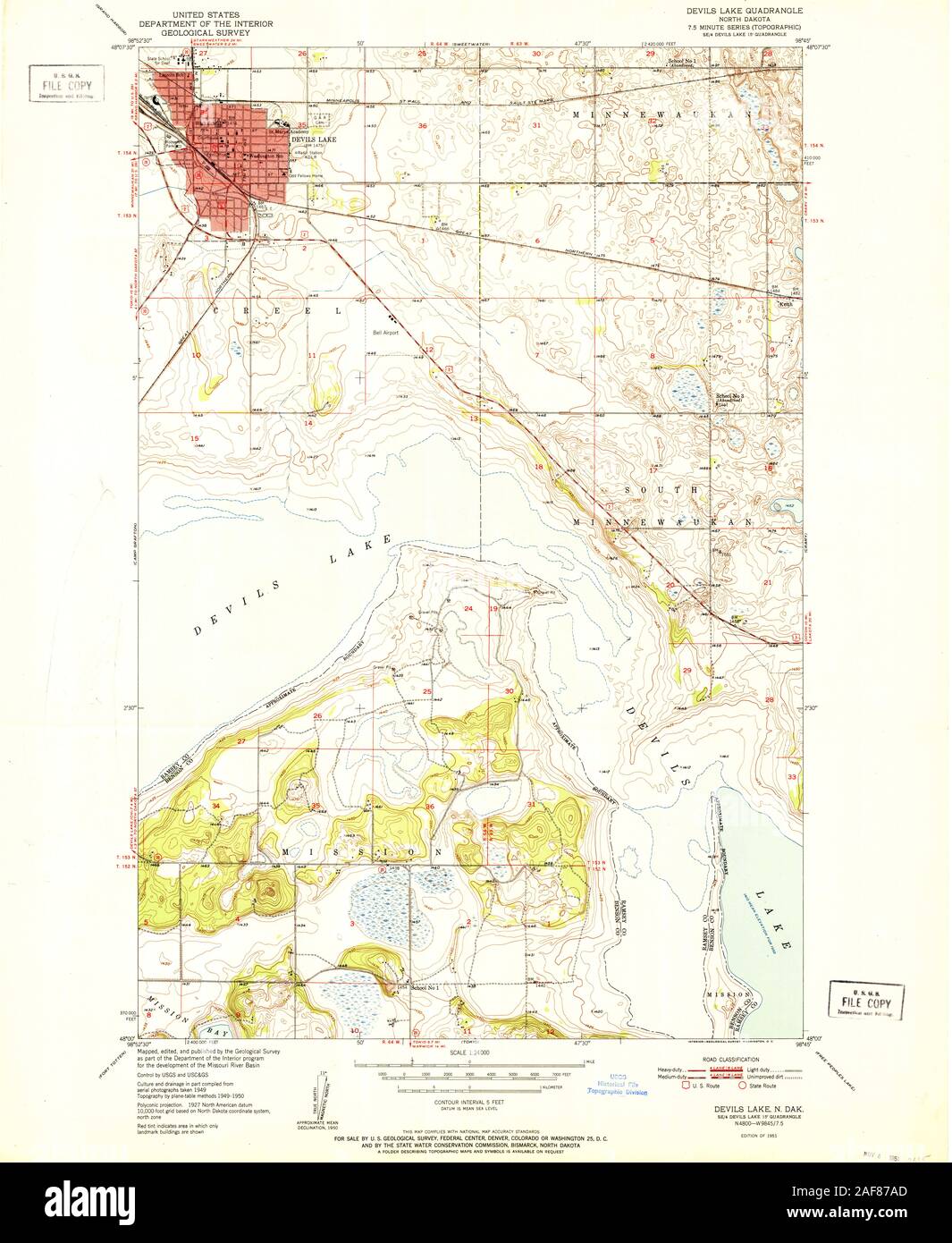 Devils Lake North Dakota High Resolution Stock Photography and Images
