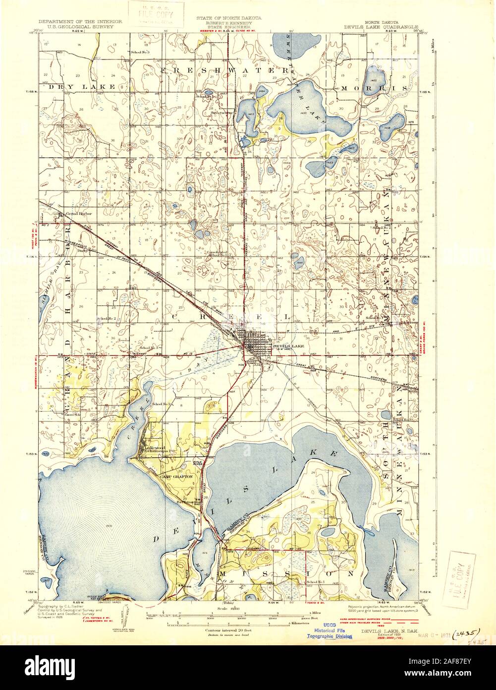 Devils Lake North Dakota High Resolution Stock Photography and Images